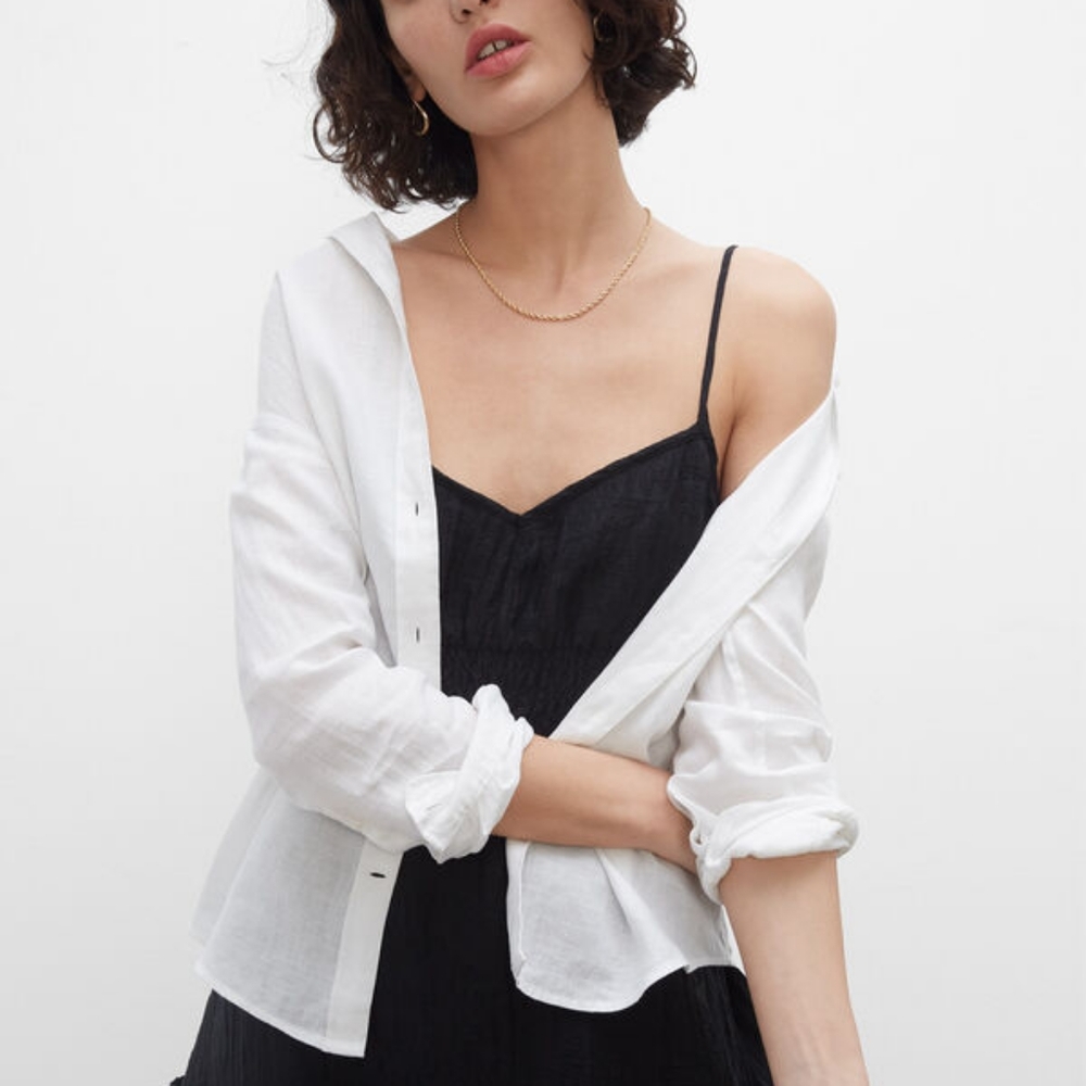Club Monaco tiered dress - Picture 3 of 7